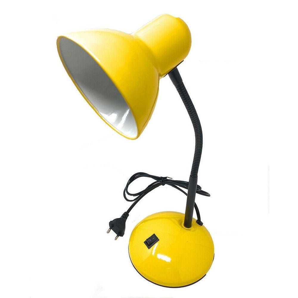 Trade Shop - Lampada Da Scrivania Con Braccio Flessibile Luce Lume Tavolo Per Cameretta Color -