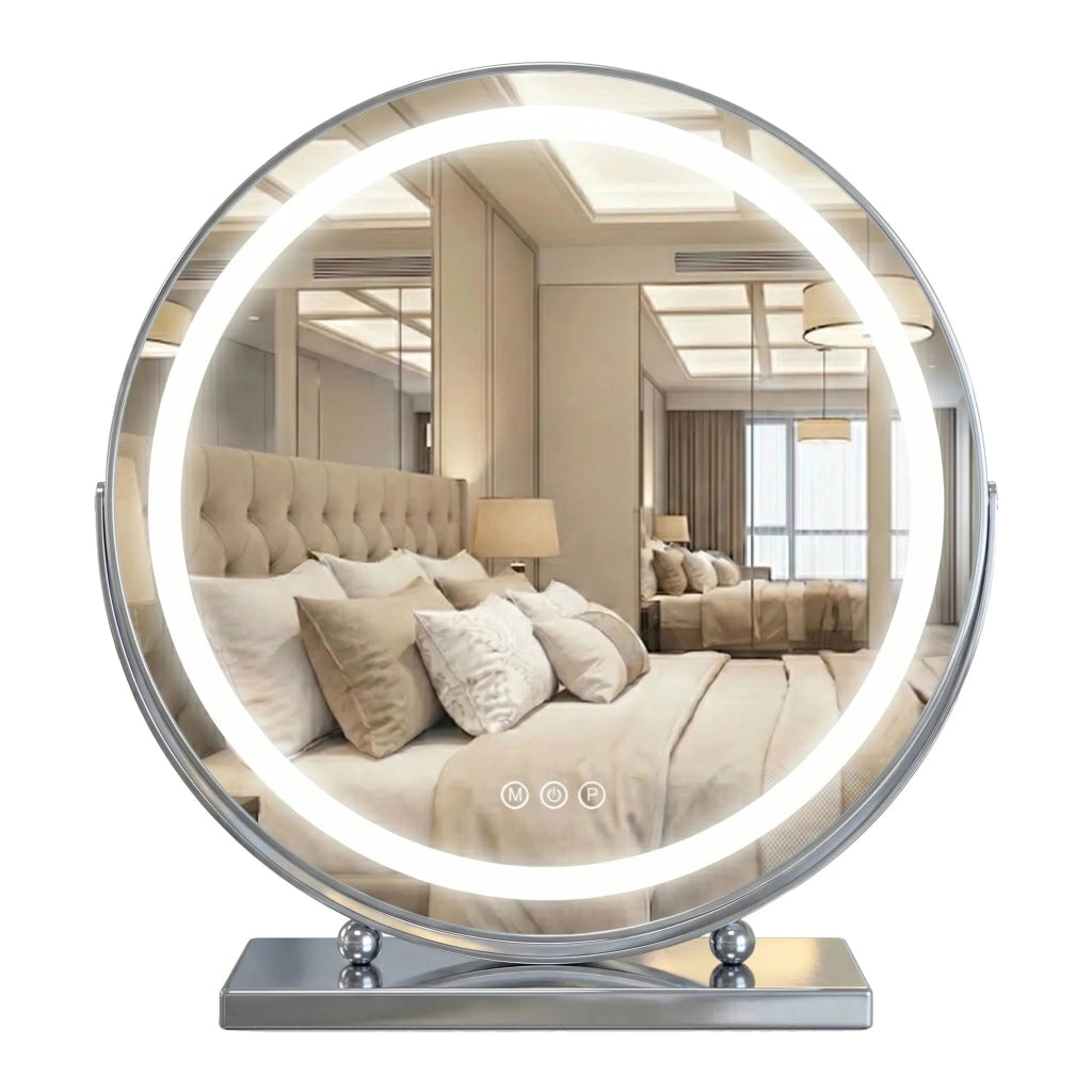 Specchio Led Make-up Chrome 50 Cm