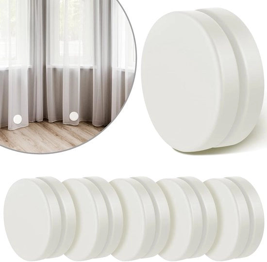 Pesi per tende da bagno magnetici 0,3 kg - Magnetici - Impermeabili - Tappi di ferro per tende da bagno - Decorativi - Resistenti al vetro e al ferro - Pesi per tende da bagno