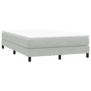 Giroletto Molle senza Materasso Grigio Chiaro 160x210cm Velluto 3315831