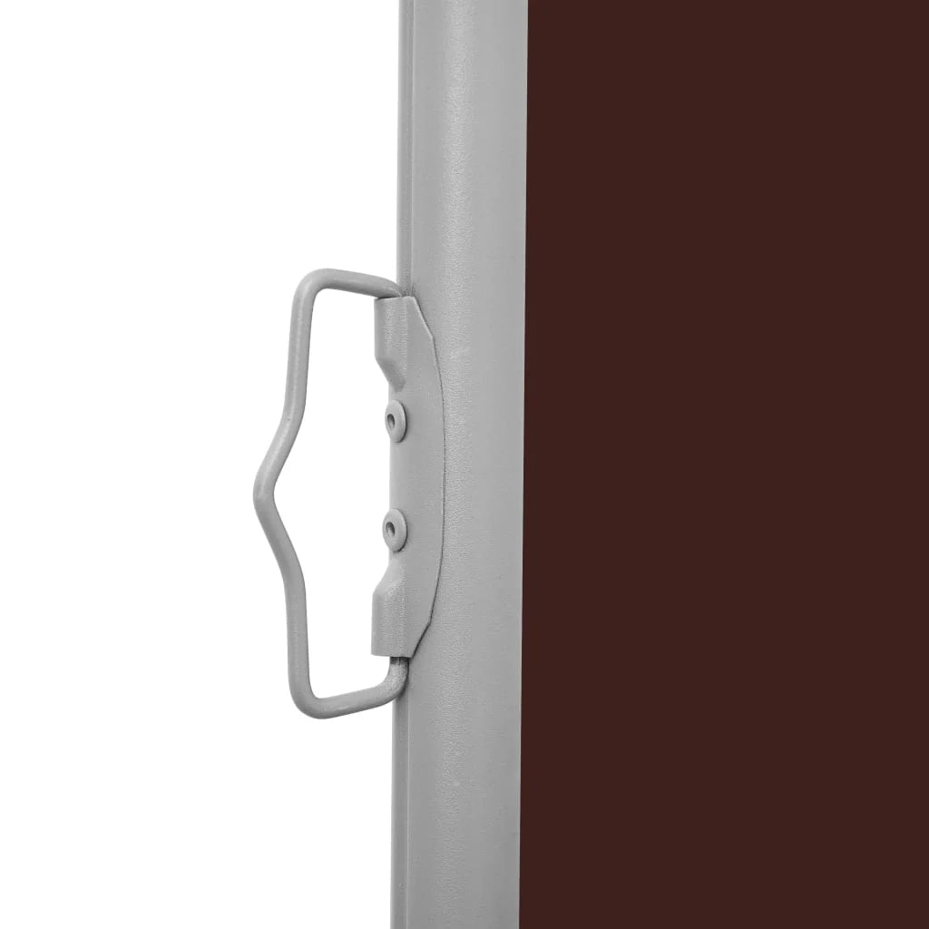 Tenda da sole laterale retrattile 140 x 600 cm marrone 02_0007268