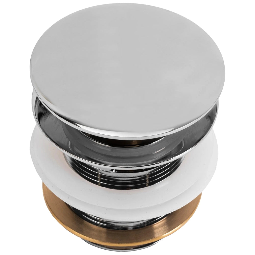 Tappo Vasca Senza Troppo Pieno Click-clack Rea Chrom 6cm