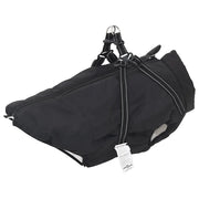 Cappotto Cani con Imbracatura Impermeabile Riflettente Nero L44