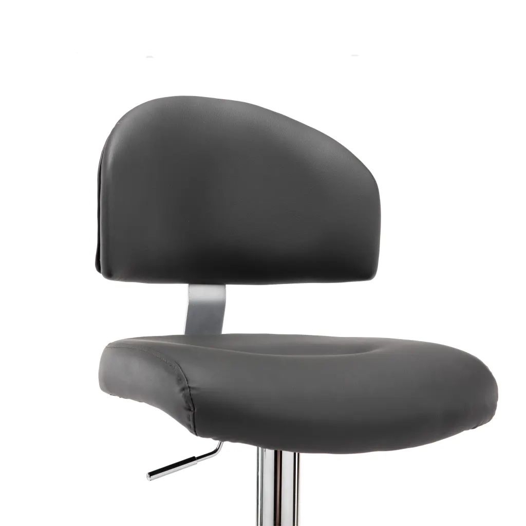 Sgabello da Bar Grigio in Similpelle cod mxl 56548