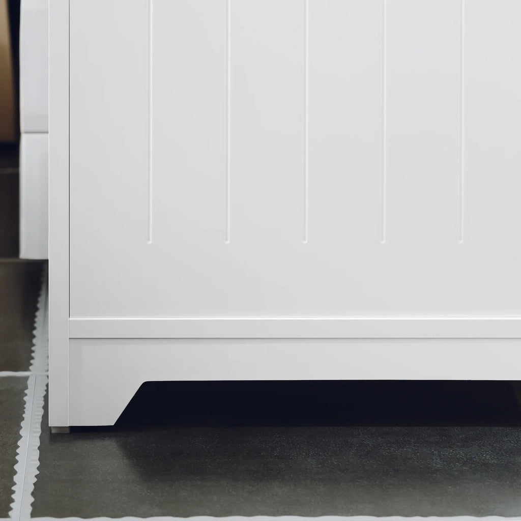 Mobile Sottolavabo Mobile Bagno Mobile Base Per Lavabo Con 2 Ante Bianco 60x30x60cm BZR108-W SoBuy
