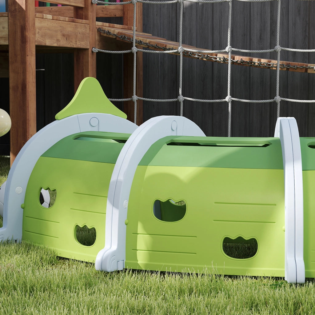 Casetta Gioco per Bambini 3-6 Anni ¨C zephmum ¨C Verde, Plastica