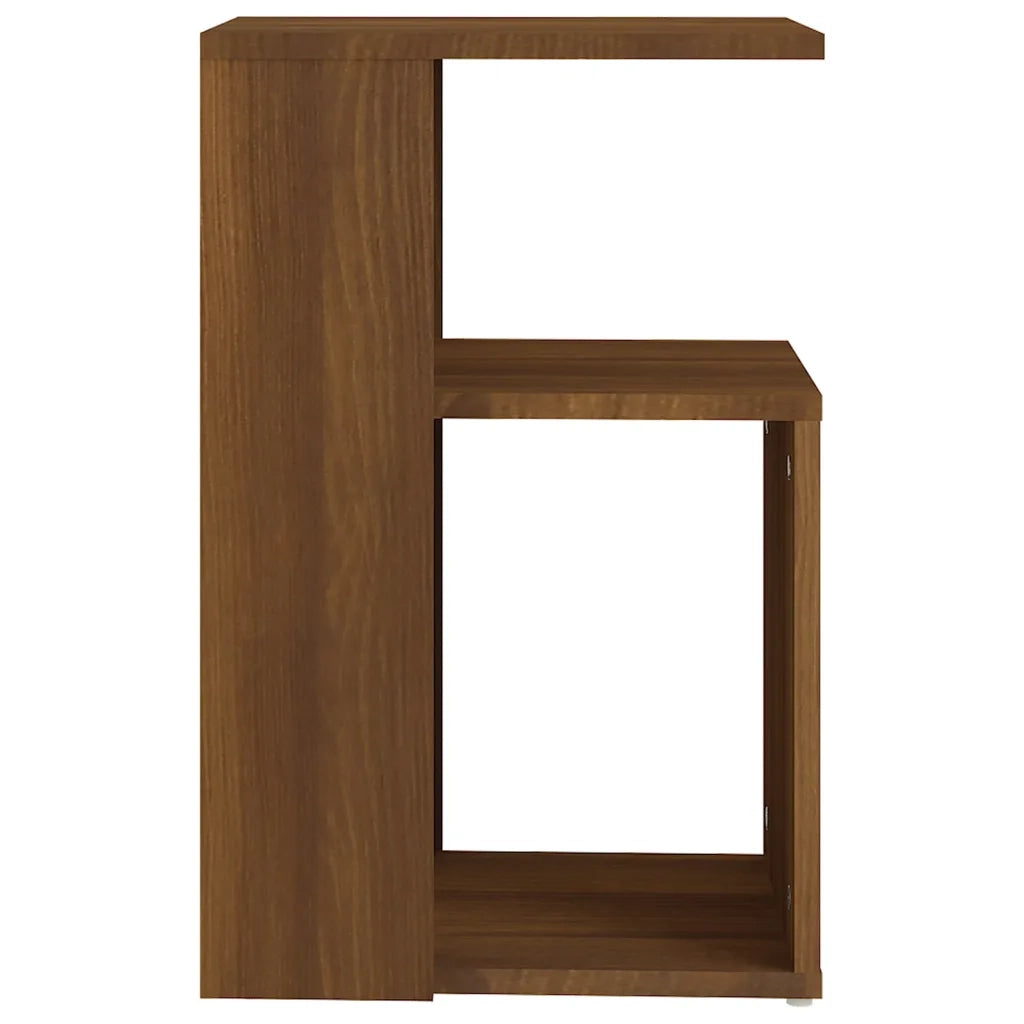 Tavolino da Salotto Rovere Marrone 36x30x56cm Legno Multistrato 815191