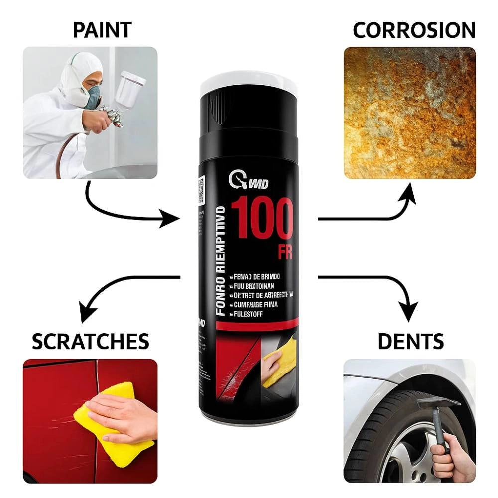 Vmd 100fr fondo riempitivo acrilico spray per carrozzeria grigio 400 ml