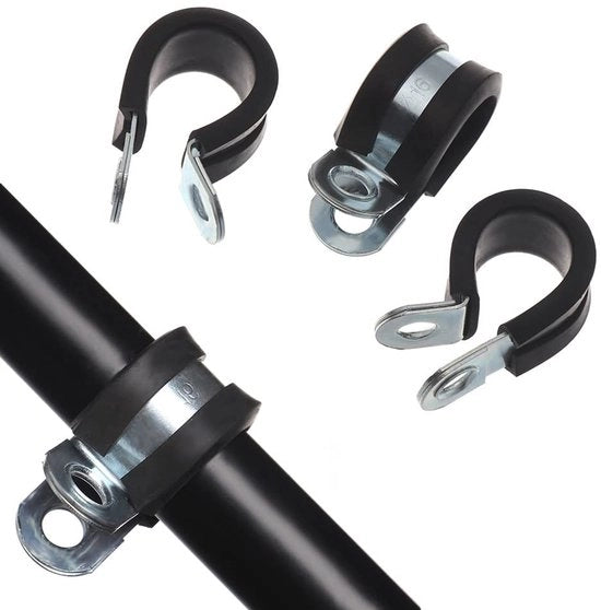 Cinghia di gomma 5 pezzi - Acciaio inossidabile - Assorbe shock - Impermeabile - Materiale duraturo