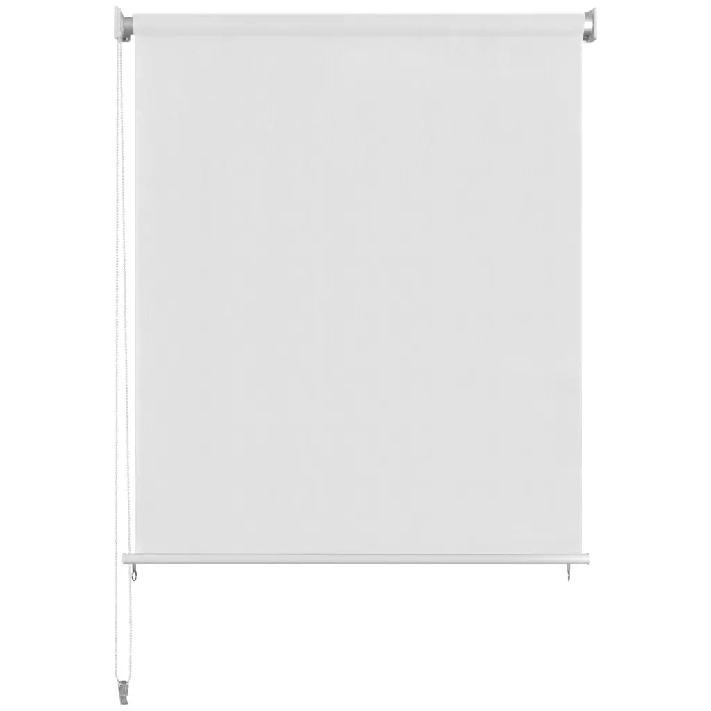 Tenda a Rullo per Esterni 355(L)x140(A) cm bianca 43469