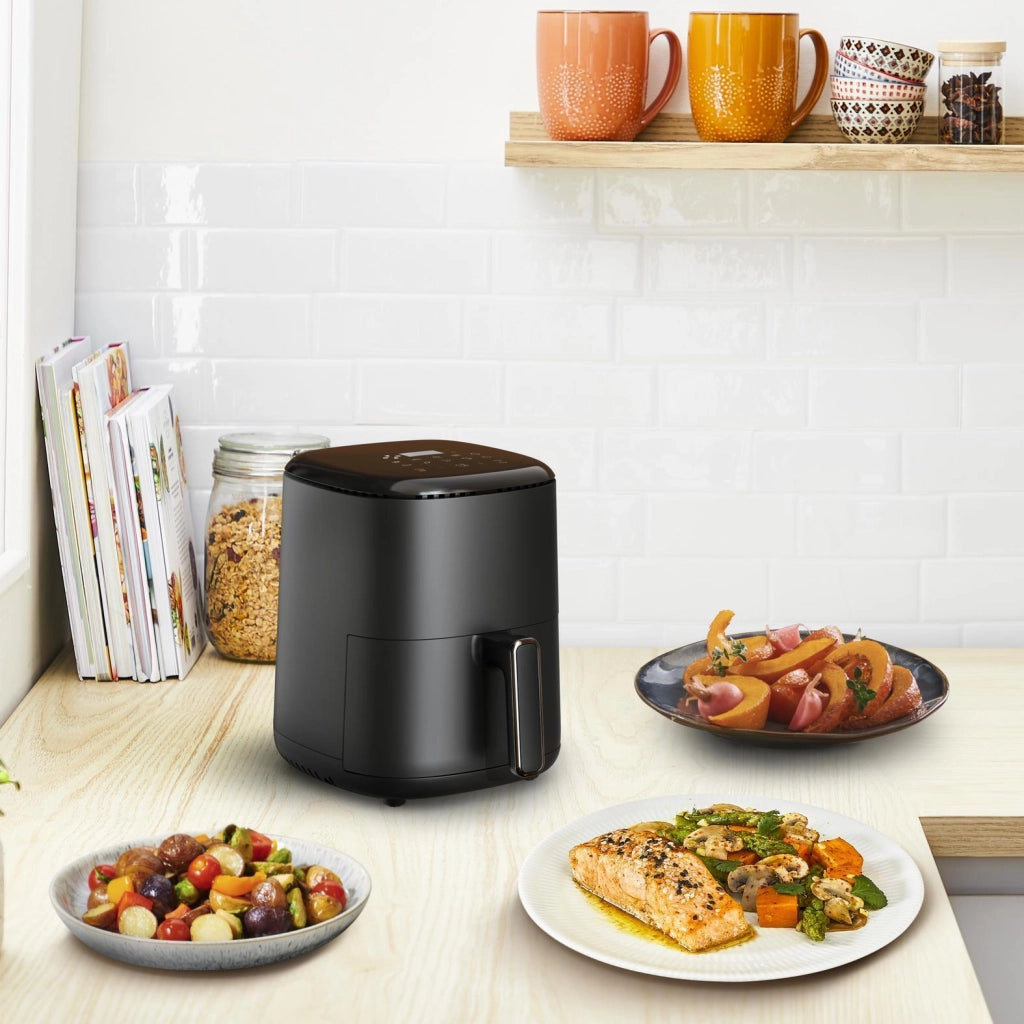 Tefal Easy Fry EY145810 friggitrice Singolo 3 L Indipendente 1300 W Friggitrice ad aria calda Nero