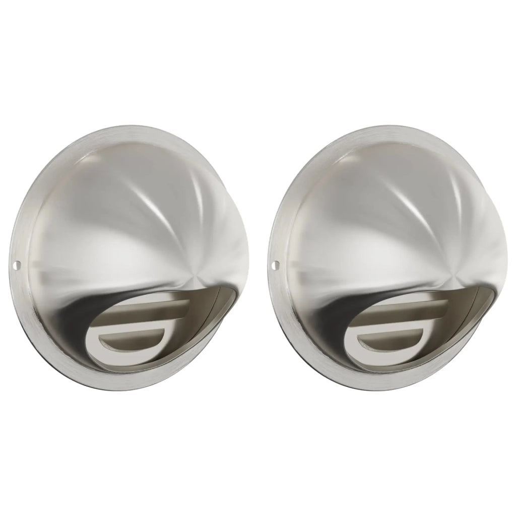 Coperture per ventilazione d'aria 2 pz Argento 80 mm CFW4930551