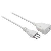 PROLUNGA LINEARE - BIANCO 2P+T 10A n°XMMQ 3X075 MT 3- 2 pezzi