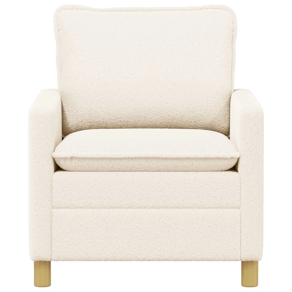 Divano Crema 76 x 81 x 87,5 cm Tessuto