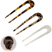 Accessori per capelli a forma di U - stile francese - eleganti accessori per capelli per donne - 3 pezzi - ideali per matrimoni e feste - accessori per capelli alla moda con stile francese