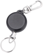 Sostegno per Chiavi Reclinabile - Sostegno per Chiavi a Rotolo - Sostegno per Chiavi per Portachiavi - Acciaio Inossidabile - ABS Plastica - Lunghezza Massima 60 cm - Supporto per Etichetta