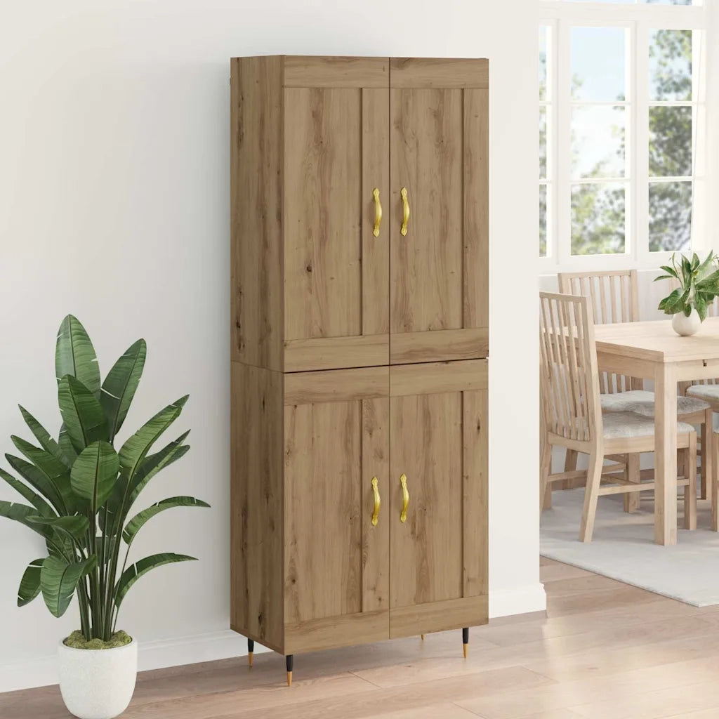 Credenza Rovere artigianale 69,5 x 34 x 90 cm Legno multistrato 3402748