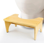 Toilette per adulti e bambini, kruk in legno, ergonomico, per contenere i contenitori