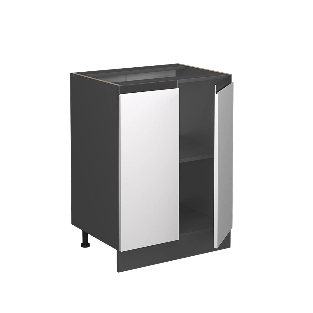 Vicco Mobiletto base cucina Bianco 60 cm PL Marmo