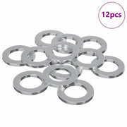 Rondelle 12 pz Argento 10 x 10 x 1,2 mm Ferro CFW6825674