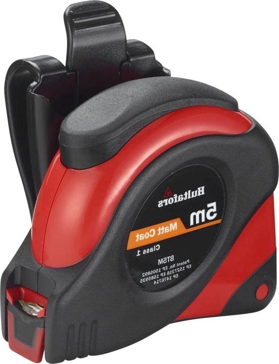 Misuratore di Acciaio da 5m | Riembclip | Classe di Precisazione | Ergonomico Robusto | Chiusura Rapida | Prodotto in UE | 356123