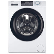 Haier I-Pro Serie 1 Serie 1, Lavatrice Slim 8 KG, 10% più efficente della classe A, 1400 giri, Bianco, Inverter, Refresh, HW80-BP14929A-S