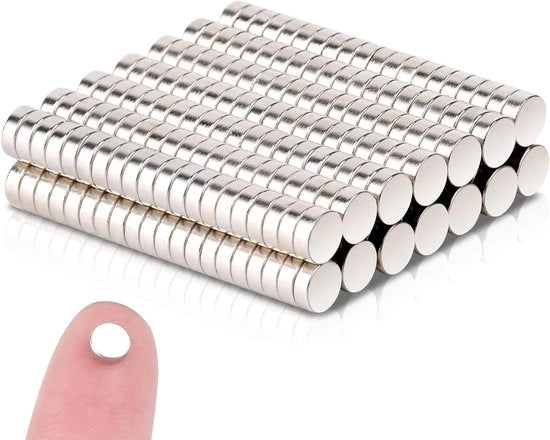 280 pezzi di magnete neodymium 4 mm x 1,5 mm magneti piccoli, magneti neodymium extra forti a rullo, magneti per frigorifero per hobby, magneti con forte attrito per whiteboard, magneti per bacheca, per uso domestico, ufficio, foto.
