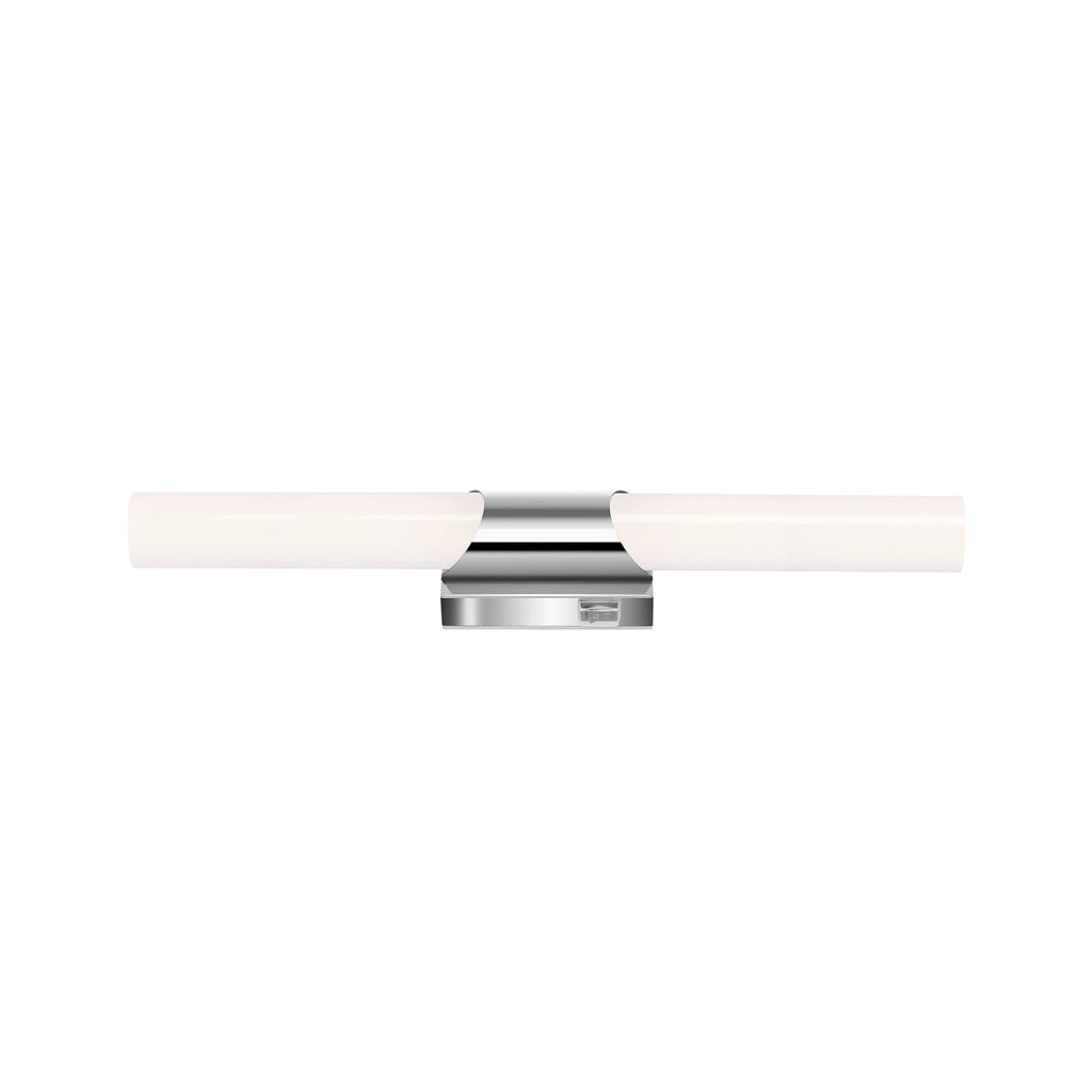 Applique Contemporanea Klak Plastica Cromo Led Integrato 8W 4000K