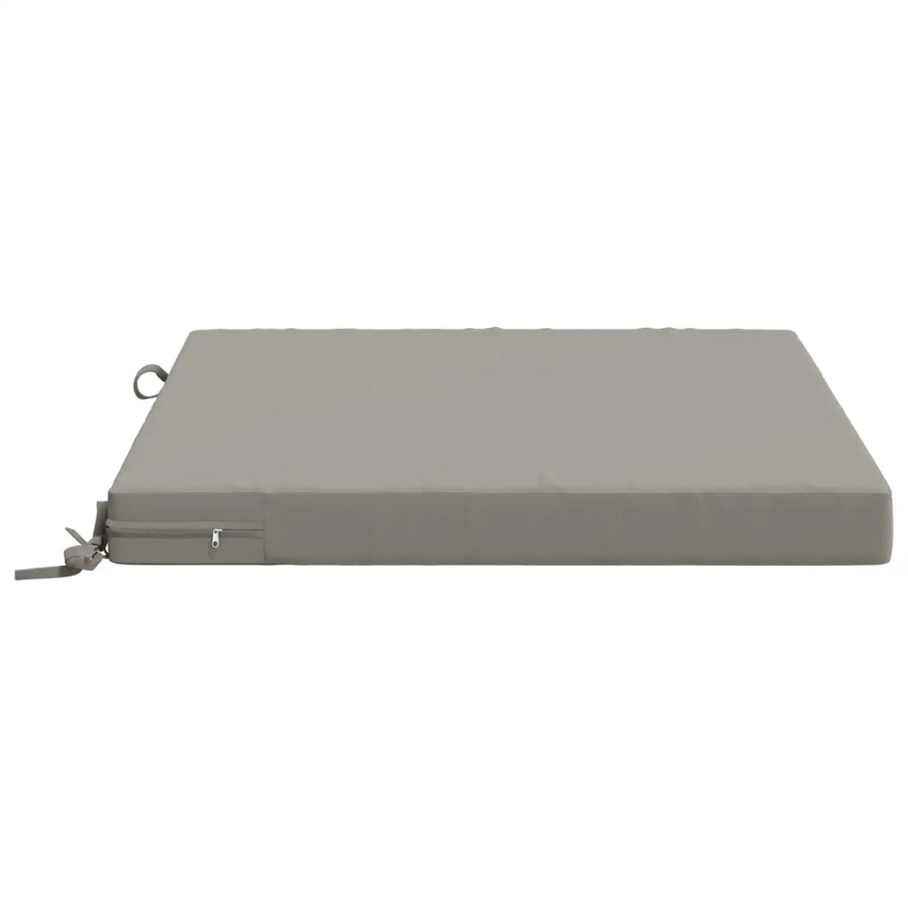 Cuscini per Sedia in 4 Pezzi SOEST 4 pz 100% Poliestere Grigio 944914