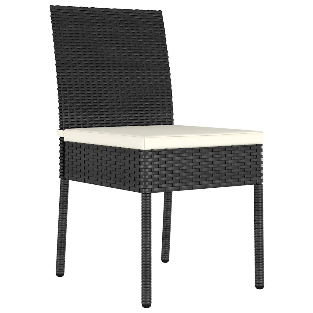 Set da Pranzo per Giardino 9 pcs Nero 3379211