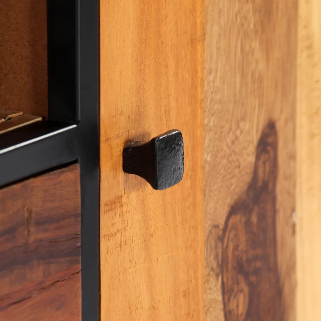 Mobile Porta TV 120x30x40 cm in Legno Massello di Recupero cod mxl 27707