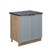 Vicco Mobile lavello cucina Blu-grigio chiaro 80 cm , PL Antracite