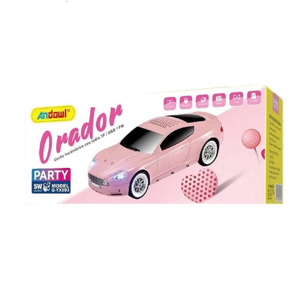 Trade Shop - Altoparlante Speaker Wireless Bluetooth Forma Auto Portatile Radio 5watt Q-yx593 -