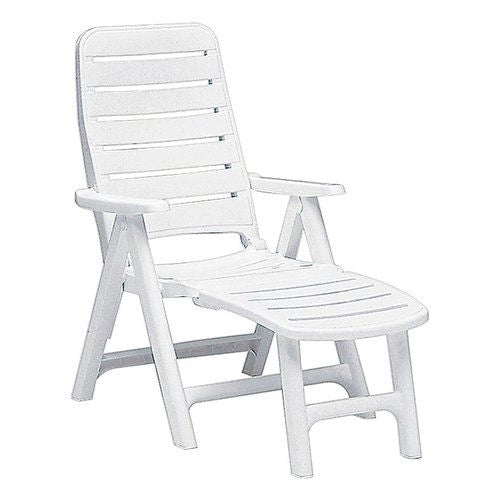 Sedia sdraio grandsoleil s67708 premiere bianco