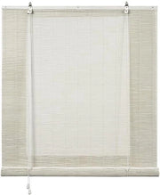 Raccordi di bambù in bianco - 90 x 170 cm - tenda da finestra 31320