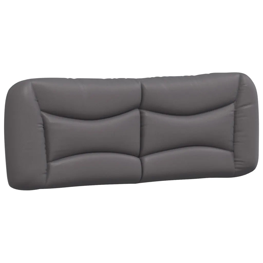 Letto con Materasso Hvar Grigio 140x190 cm in Similpelle 3208720