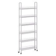 Vicco Piedistallo mobile Bianco 58 x 15 cm con 6 scomparti