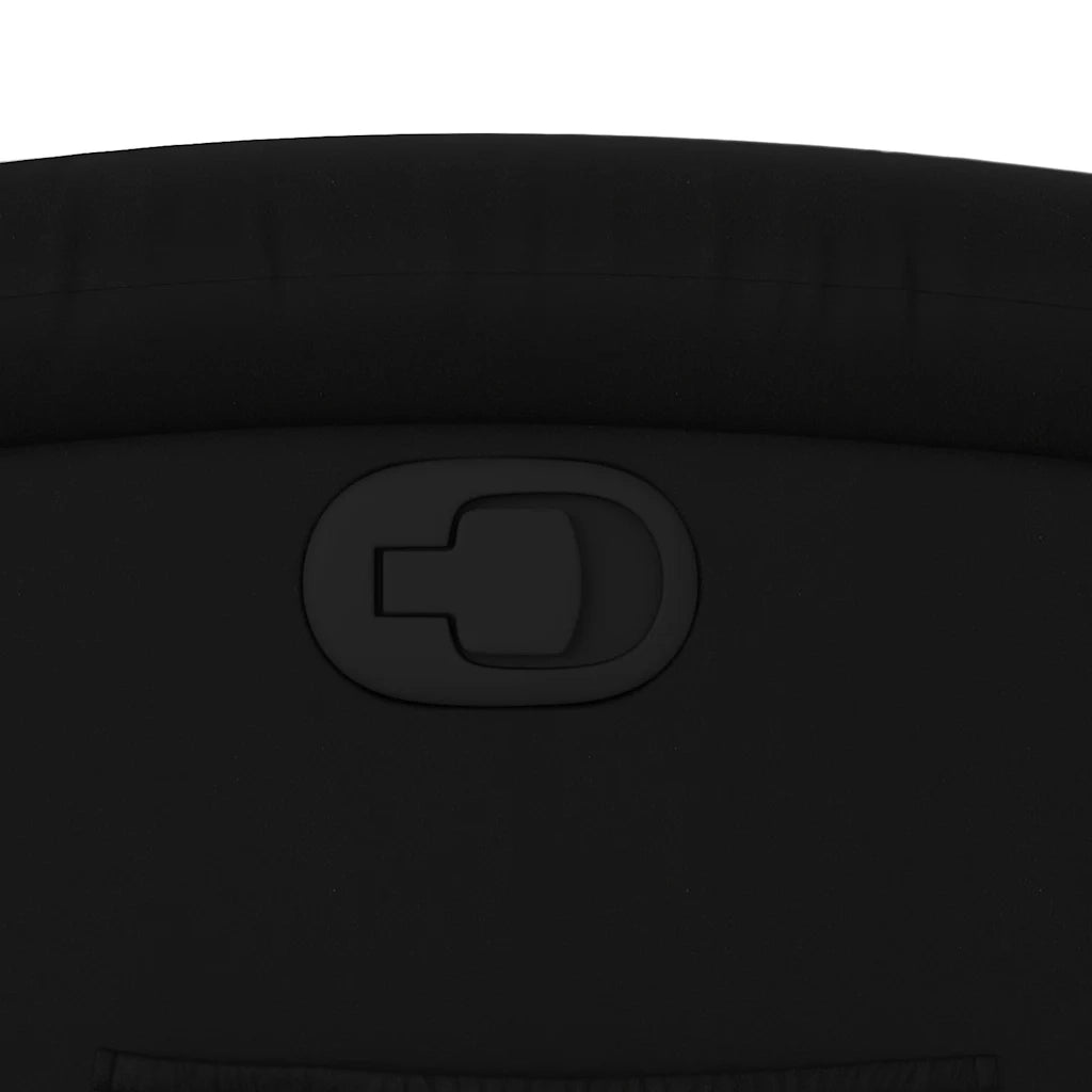 Divano Sedia-Poltrona reclinabile in Similpelle Nera 662305