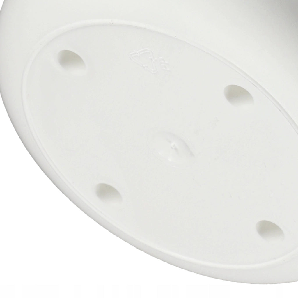 Vaso da fiori KADAX con supporto, coperchio, ciotola rotonda, 15 cm, bianco opaco