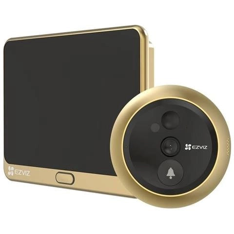 Ezviz dp2c (oro) - videospioncino wireless fhd - display 4.3 - sensore infrarossi pir - audio e video bidirezionale - EZVCSDP2C-ORO