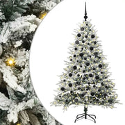 Albero di Natale artificiale preilluminato-Albero Natalizio con set di palline 276075