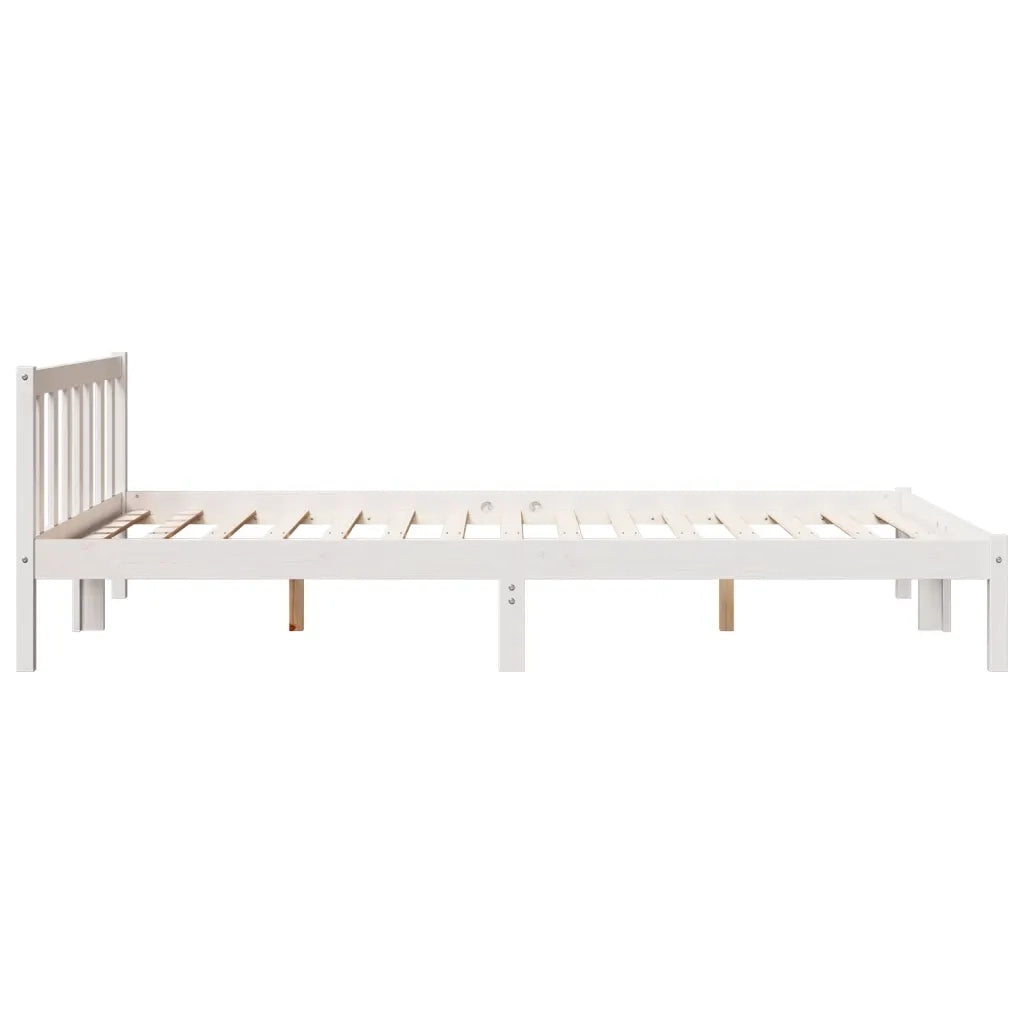 Letto Extra Lungo senza Materasso 160x220 cm in Legno di Pino 852451