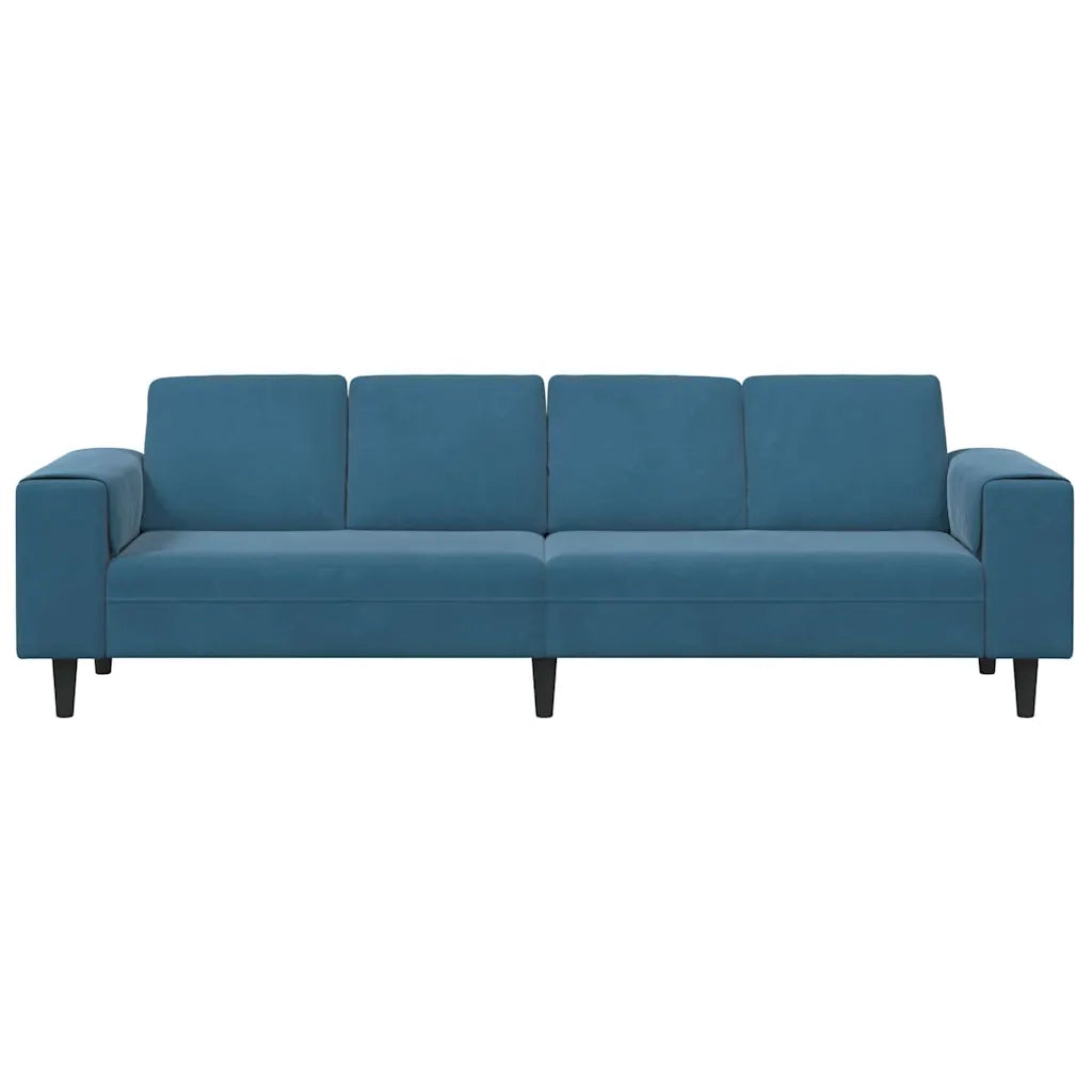 Set di divani Blu Velluto