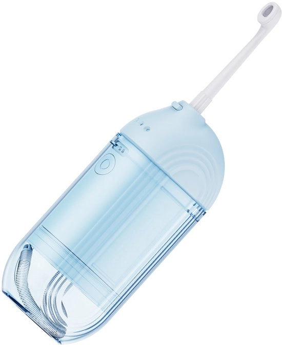 Waterflosser elettrico portatile con spazzola per acqua - Blu