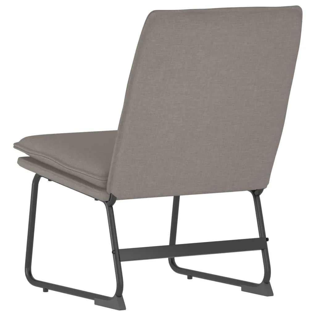 Poltrona | Sedia Lounge Tortora 52x75x76 cm in Tessuto