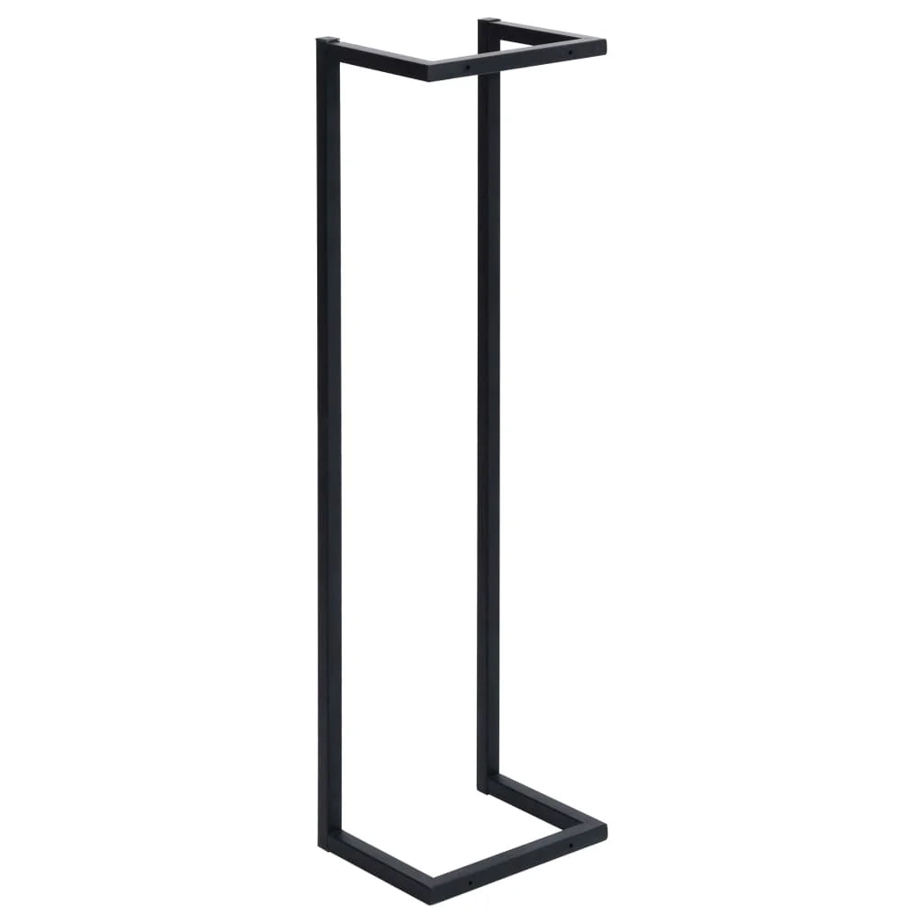 Portasciugamani 25 x 20 x 95 cm ferro nero 02_0005506