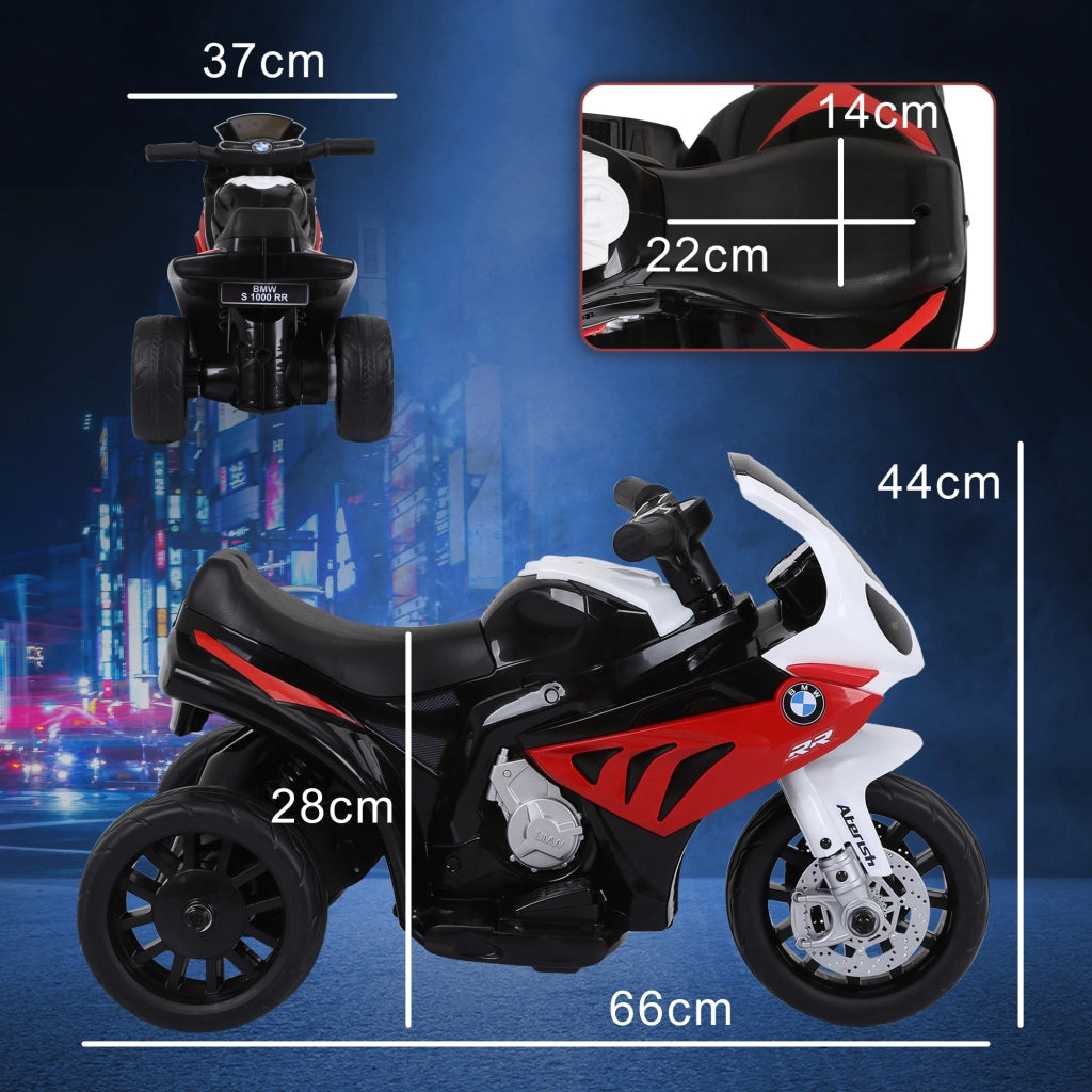 Moto elettrica bambini 3 ruote BMW S1000 RR ¨C Minimal ¨C 6V 2.5Km/h luce suono rosso