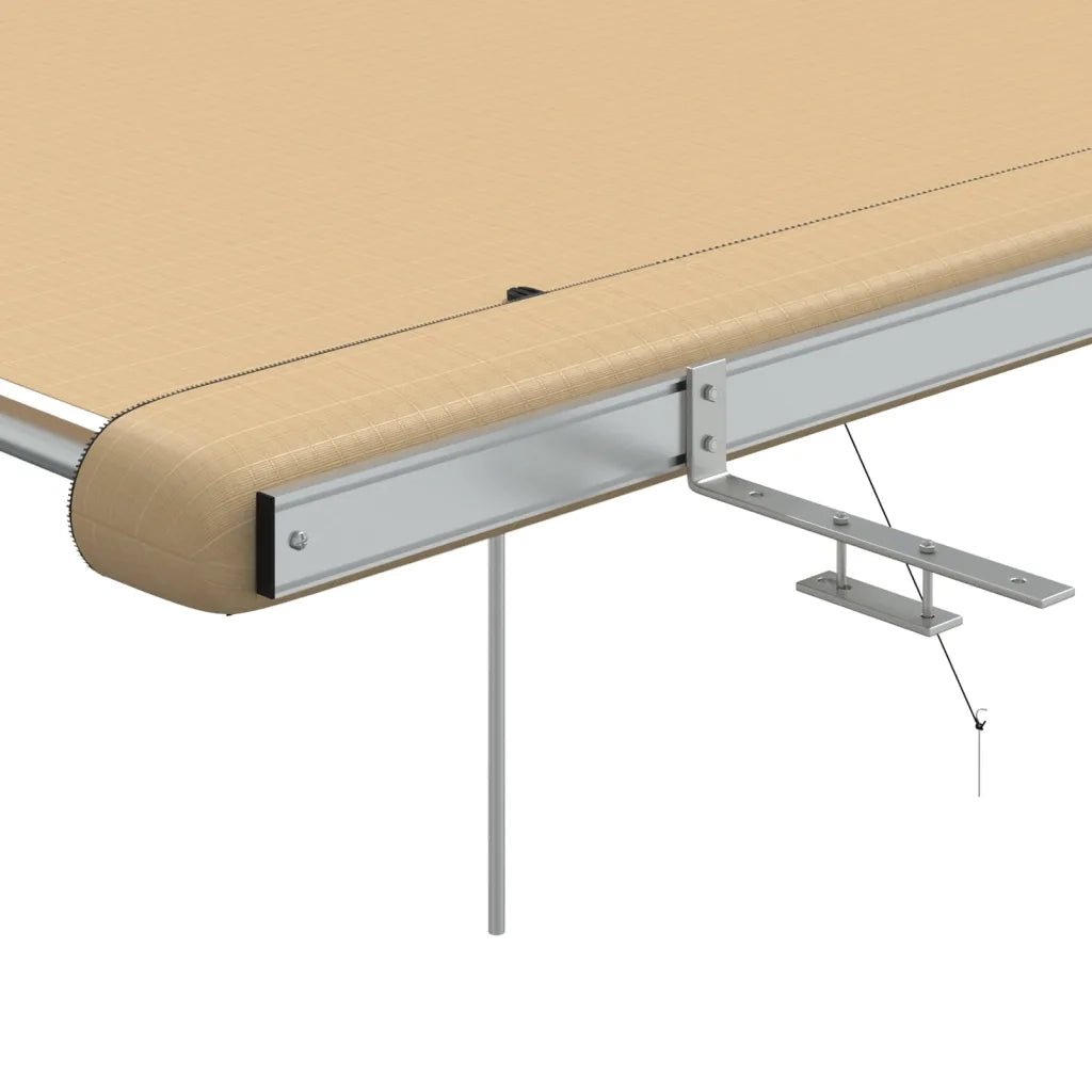 vidaXL Tendalino per Camper e Roulotte 3x3x2,15 m Beige
