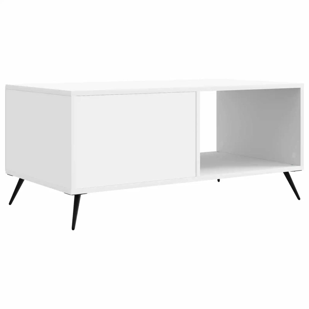 Tavolino da salotto Bianco 90 x 50 x 40 cm Legno ingegnerizzato 895645