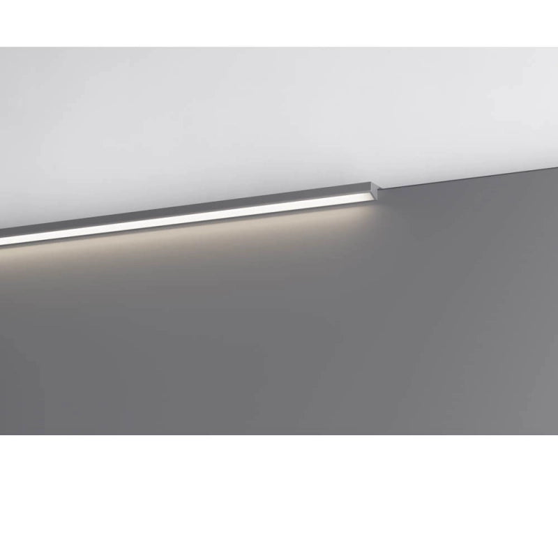 Profilo illuminazione LED Walk bagno 600 mm nero opaco